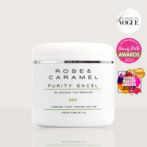 Rose & Caramel Purity Excel 60 Second Tan Remover (440ml) Body Care Pomegranate