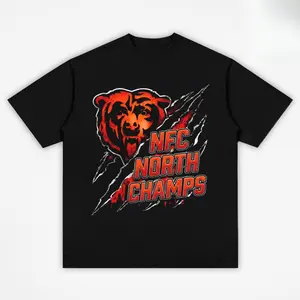 🏈   100% Cotton Double-Sided NFC North Champions Chicago Shirt, Must-Have for America Football Enthusiasts! # TrendyTees #  FunnyValentine # TikTokMadeMeBuyIt. # ViralTees