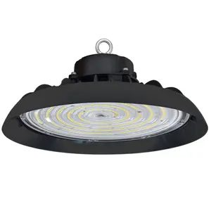 SEURON 200W High Bay UFO LED Commercial Light 5000K Daylight 32000 Lumens IP65 Waterproof 100-277V Dimmable 0-10V Energy Saving Industrial Lighting for Storage Garage Gym Warehouse Commercial Efficient Power Consumption Workshop Safety Bright