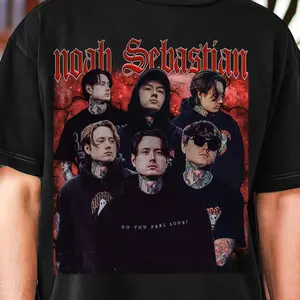 Noah Sebastian Bad Omen Album Tee – Graphic T-Shirt for Fans – Concert & Casual Outfit Shirt