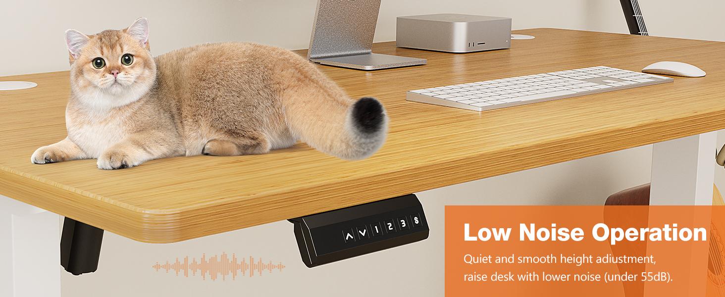 FurnishFlex Height Adjustable Desk, 48'' x 24'' Stand up Desk Moden Adjustable Desk Sit to Stand Desk Computer Desk, Ergonomic Computer Workstation FurnishFlex Height Adjustable Desk, 48'' x 24'' Stand up Desk Moden Adjustable Desk Sit to Stand Desk Computer Desk, Ergonomic Computer Workstation