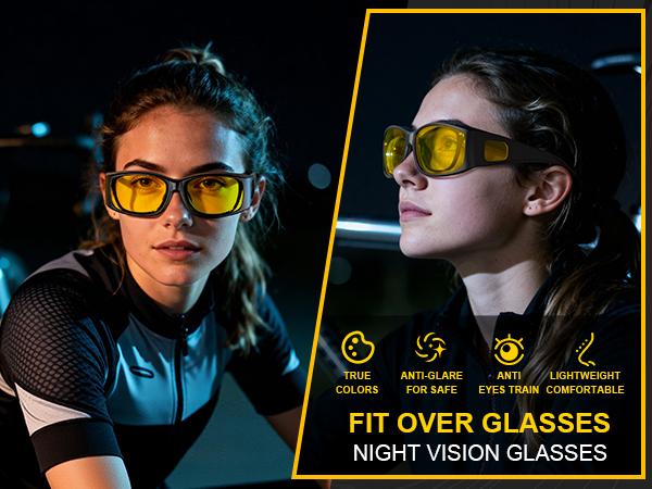 KALIYADI 2026 NEW 3-Piece Set Fit Over Prescription Glasses with Polarized Night-Driving Glasses KALIYADI 2026 NEW 3-Piece Set Fit Over Prescription Glasses with Polarized Night-Driving Glasses