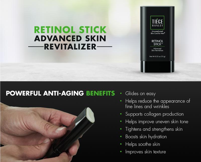 Tiege Hanley Retinol Stick - Anti-Aging with Hyaluronic Acid & Niacinamide for Fine Lines, Dark Circles, & Wrinkles - Deep Moisturizing & Rejuvenating Cream Smooth Tiege Hanley Retinol Stick - Anti-Aging with Hyaluronic Acid & Niacinamide for Fine Lines, Dark Circles, & Wrinkles - Deep Moisturizing & Rejuvenating Cream Smooth