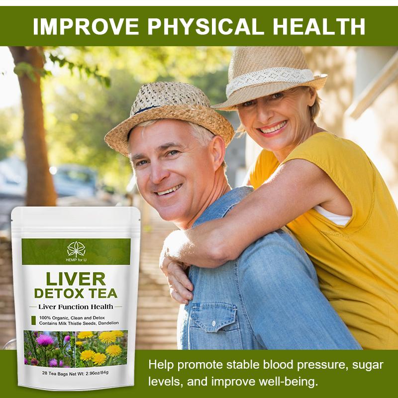 6-IN-1 Liver Detox Herbal Tea for Liver Cleanse Support, Milk Thistle, Licorice Root,Turmeric,Dandelion Root, Fennel, Peppermint, 42 Tea Bags Beverage 6-IN-1 Liver Detox Herbal Tea for Liver Cleanse Support, Milk Thistle, Licorice Root,Turmeric,Dandelion Root, Fennel, Peppermint, 42 Tea Bags Beverage