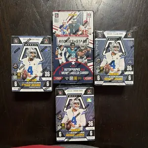 Rookie & stars hobby box break with mosaic blaster boxes. Pick your own team