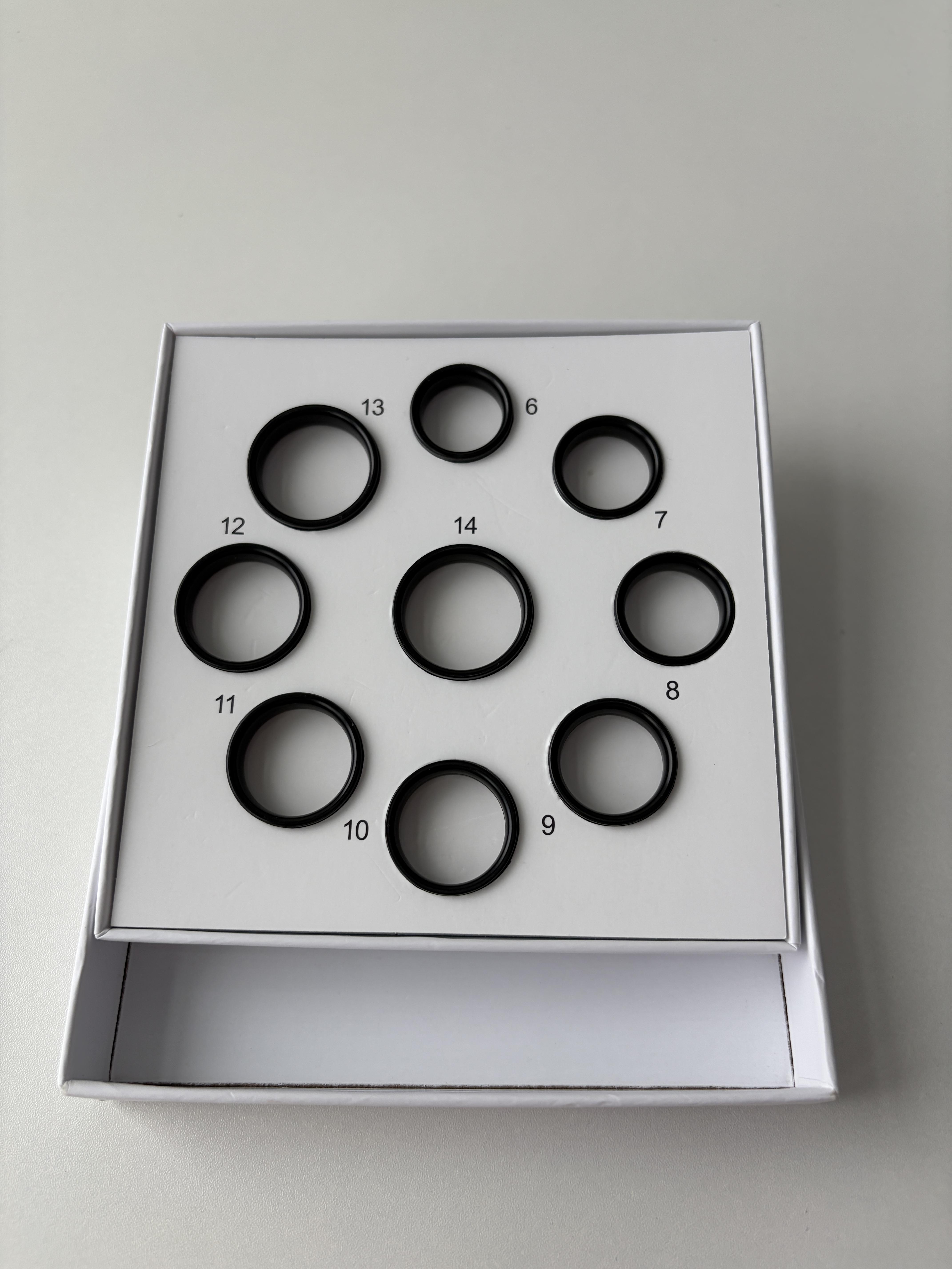 Osawalla Smart Ring Sizing Kit - Size First Before You Buy - Choose from 9 Sizes - Sizes 7 to 13 - Find The Perfect Ring Size Smart Ring Size