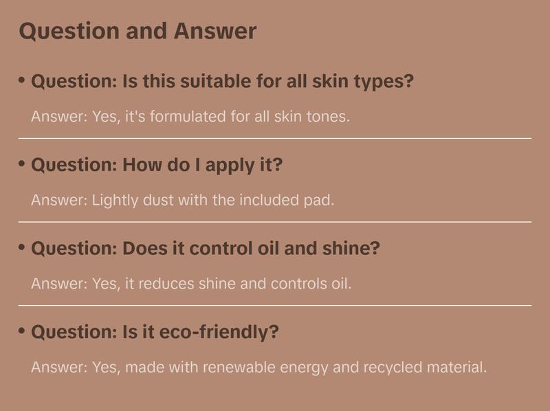 Product 07 - Anti-Shine Tool