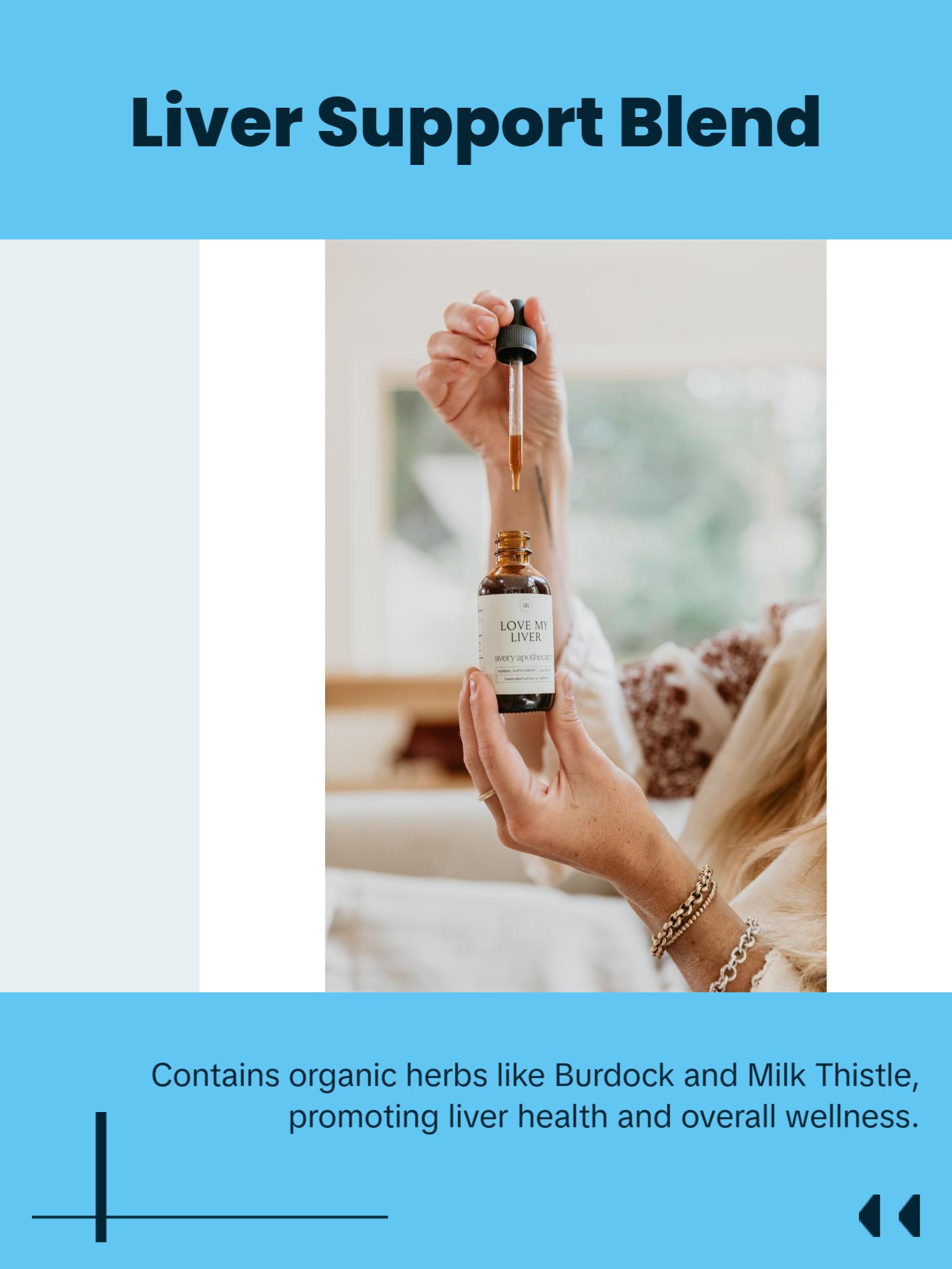 Love My Liver Organic Herbal Drops