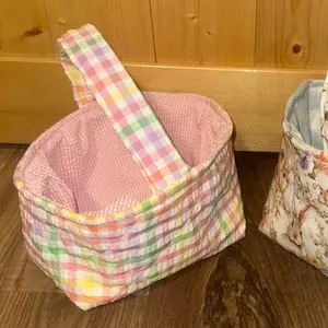 Checkered Easter Basket