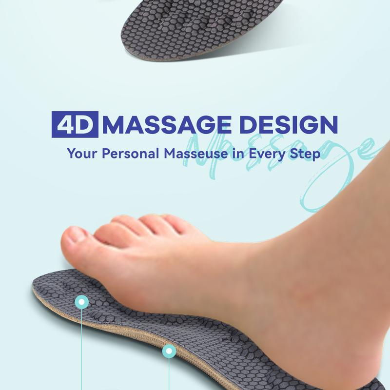 Boosts Blood Circulation | Supports Immunity |Shock Absorbing Insoles for All Day | Comfort Arch Support || Antibacterial & Odor Control | Natural Herbal Extract | Fits for All Shoes TikTokShopBlackFriday