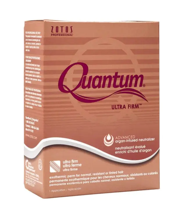 Zotos Quantum Ultra Firm Exothermic Perm Gel for Long-Lasting Springy & Firmest Curls, Hair Care for Resistant, Tinted and Gray Hair, Curly Locks, Bouncy Hair