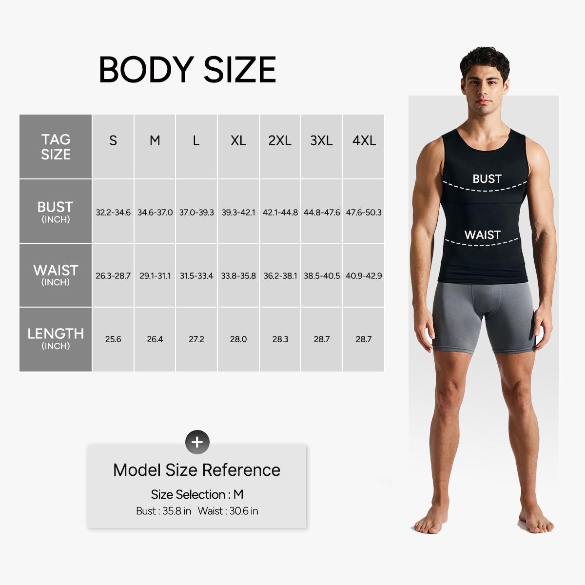 【Nebility】 Men’s Silky Soft Compression Shapewear Tank, Slimming Body Shaper Vest with Waist & Chest Support, Stretchy, Odor-Resistant, Breathable Muscle Tank for Daily Comfort, Menswear, Tanktop SpringStatements