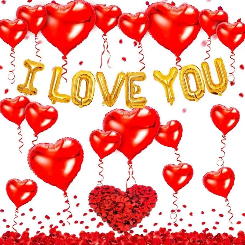 I love you balloons