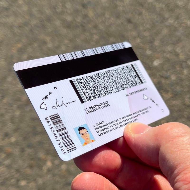 McLovin ID card from movie Superbad with Hologram