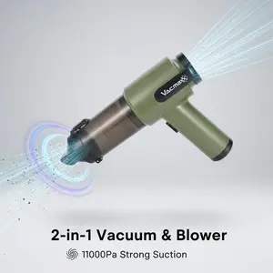 Cordless Handheld Car Mini Vacuum Cleaner, 120W Powerful Suction Small Car Vacuum Cleaner, Mini Dusts Buster with USB Portable Vacuum Cleaner, Gift Portable Humidifier with LED Light Aroma Diffuser Air Purifier Humidifier colorful fireplace warm mist