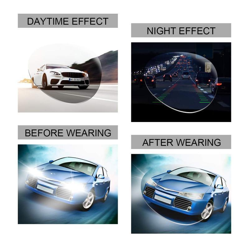 Paleshy Smart-Tint Sunglasses | Oversized Square Frame | 2-in-1 Day & Night | Polarized UV400 | Trendy Unisex Accessory