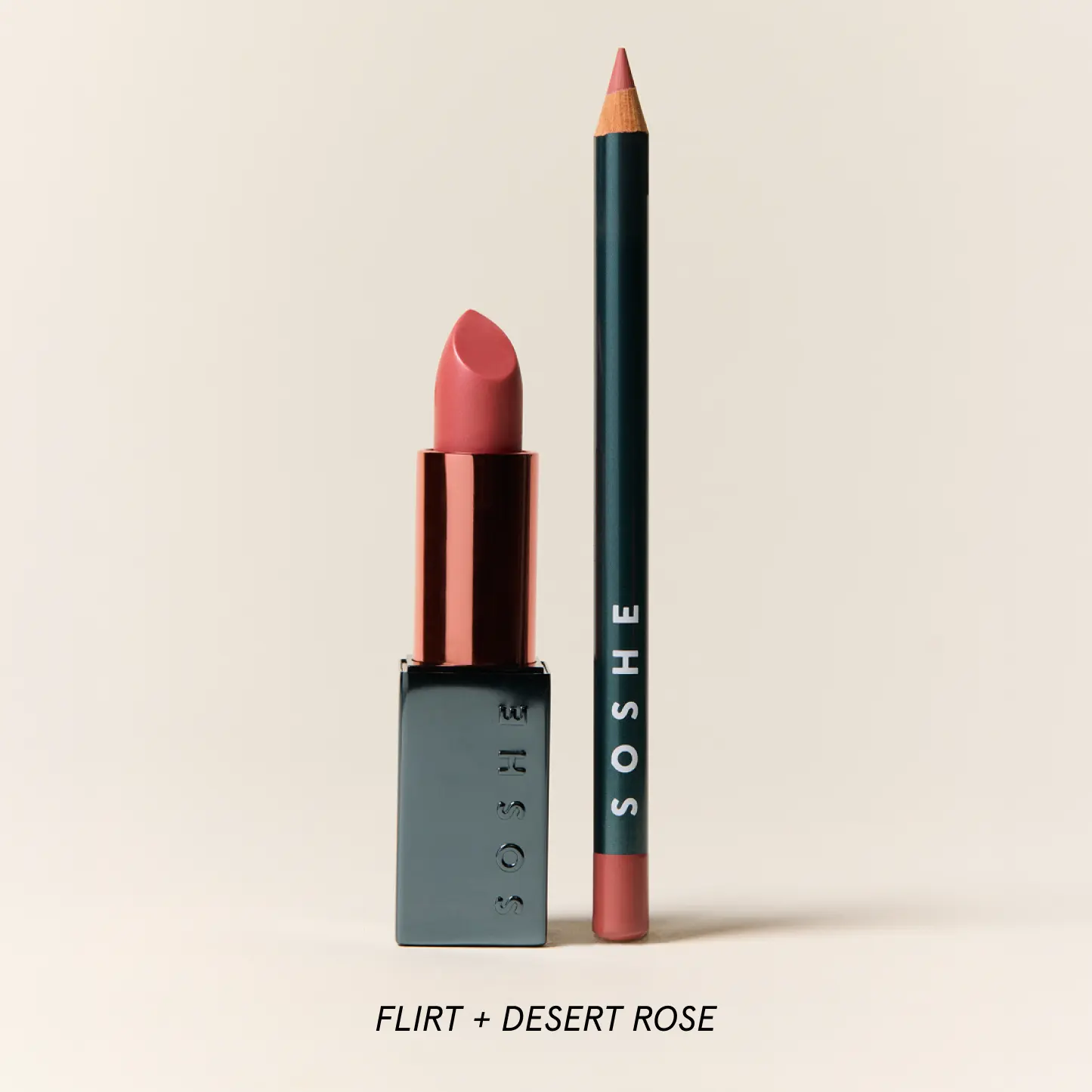 Line & Silk Lip Duo: Soft Glide Lip Liner + Lip Silk Ceramide Hydrating Lipstick-Balm Hybrid