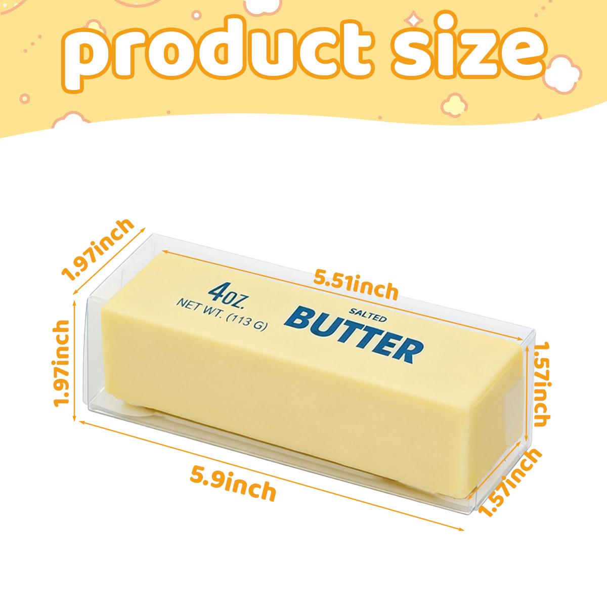 1/2Pcs Super Soft Squishy Butter Stick Stress Toy Slow Rising Sensory Fidget for Teens & Adults - Party Favors Christmas Birthday Gifts