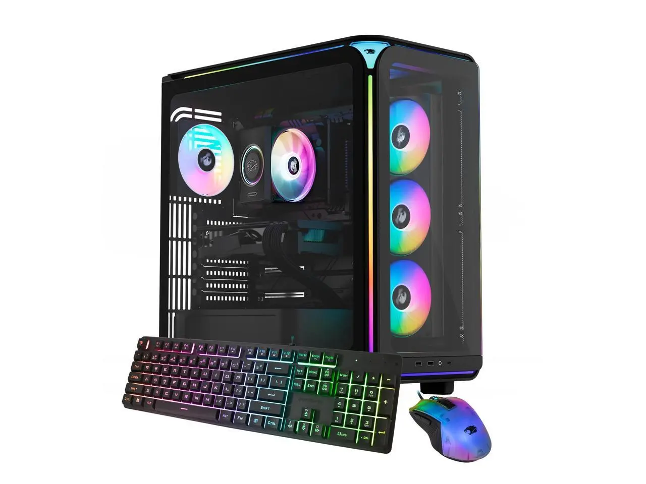 iBUYPOWER Element Gaming PC Desktop Computer AMD Ryzen 5 8400F CPU, AMD Radeon RX 6500XT 4GB GPU, 16GB DDR5 RAM, 1TB NVMe SSD, Windows 11 Home, Keyboard, Mouse  Black