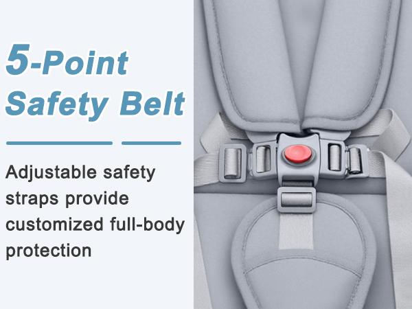 EROMMY 6-in-1 Baby Stroller with Bassinet, Convertible Infant Stroller with Adjustable Backrest & Canopy, Foldable Pushchair with Reversible Seat and Cover for Newborn 0-36 Months (Gray, Black)