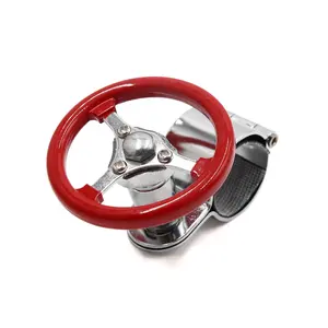 Universal Steering Wheel Grip Handle Knob Ball Red for Car Vehicle