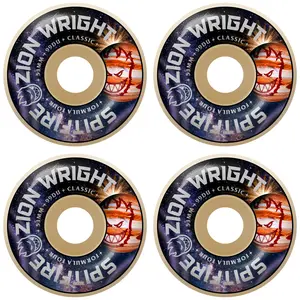 Spitfire Skateboard Wheels 53mm F4 99A Zion Cosmic Classic Natural