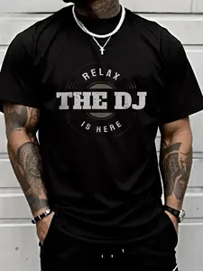 Relax The DJ Is Here DJ Music  Cotton Tshirt