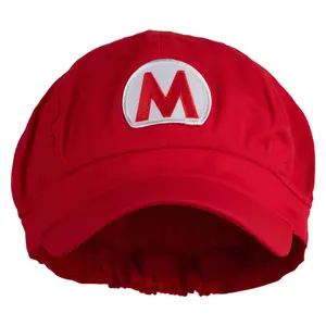 Mario Luigi Wario Waluigi Patched Cotton Elastic Newsboy Cap