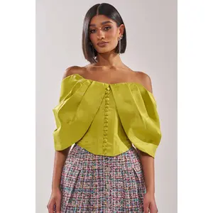 ELECTRIC CORSET IN GREEN