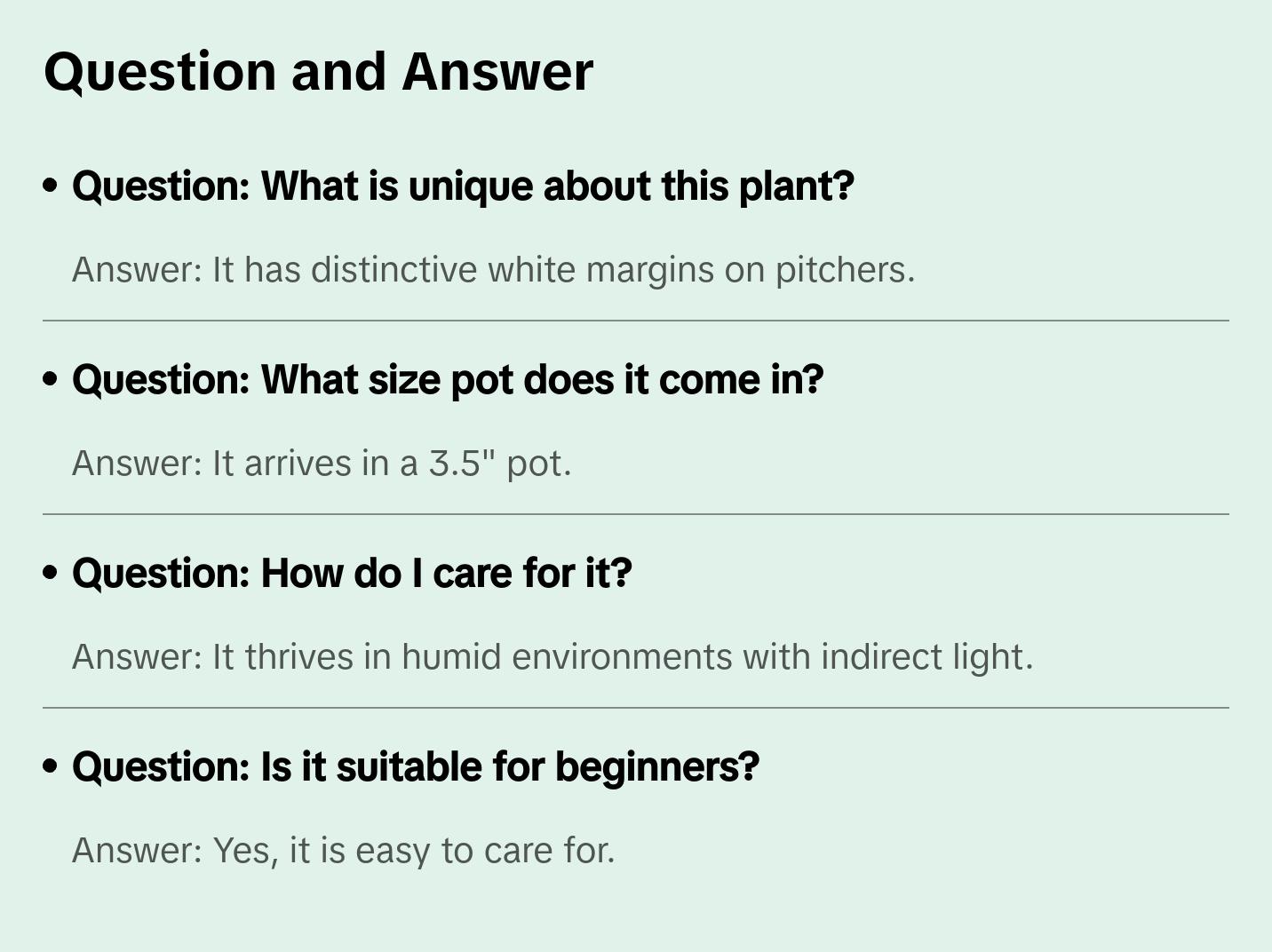 Nepenthes Albomarginata in a 3.5" pot