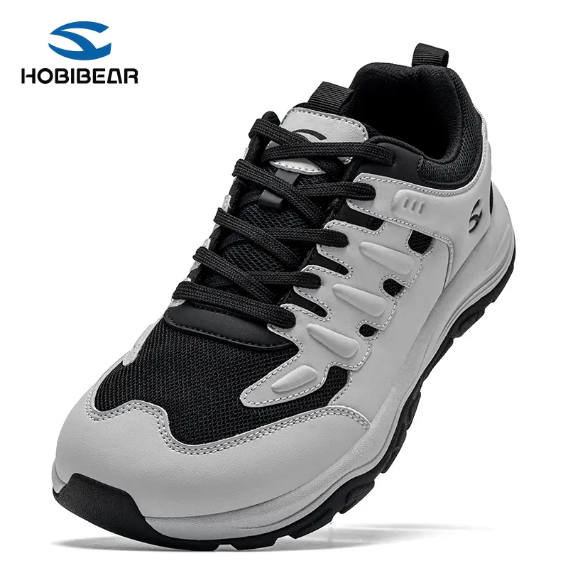 HOBIBEAR Men and Women Wide Toe Box Thick Sole Sneakers Soft Cushioned Lightweight Outdoor Cross Training Fashion Shoes