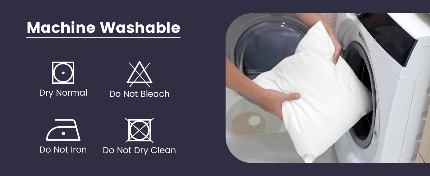 Lux Decor 4 Pack Throw Pillows - Hypoallergenic Durable Fillings Square Cushion, Soft, Fluffy & Lightweight Decorative Stuffer Pillows Insert-Machine Washable-Home Decoration Essentials-Versatile Decor Items