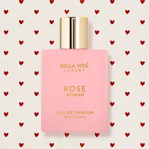 Bellavita Luxury Rose Eau De Parfum 100 ML | Valentine’s Edition Floral Perfume | Fresh, Romantic Rose Notes | Long-Lasting Feminine Scent | Vegan & Cruelty-Free