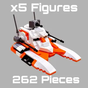 212th Republic Fighter Tank 262pcs Compatible Building Kit SW