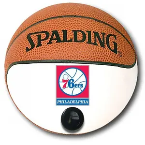 76ers NBA Collectible Miniature Basketball - Picture Inside