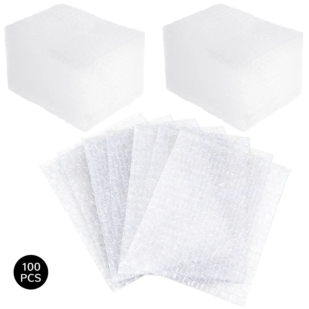 100PCS Foam Bubble Bags, Shock-Proof Cushioning Protection, Suitable for Moving, Transportation, And Storage, Can Be Used for Electronics, Toys, Beauty Products, Gifts, And Decorations