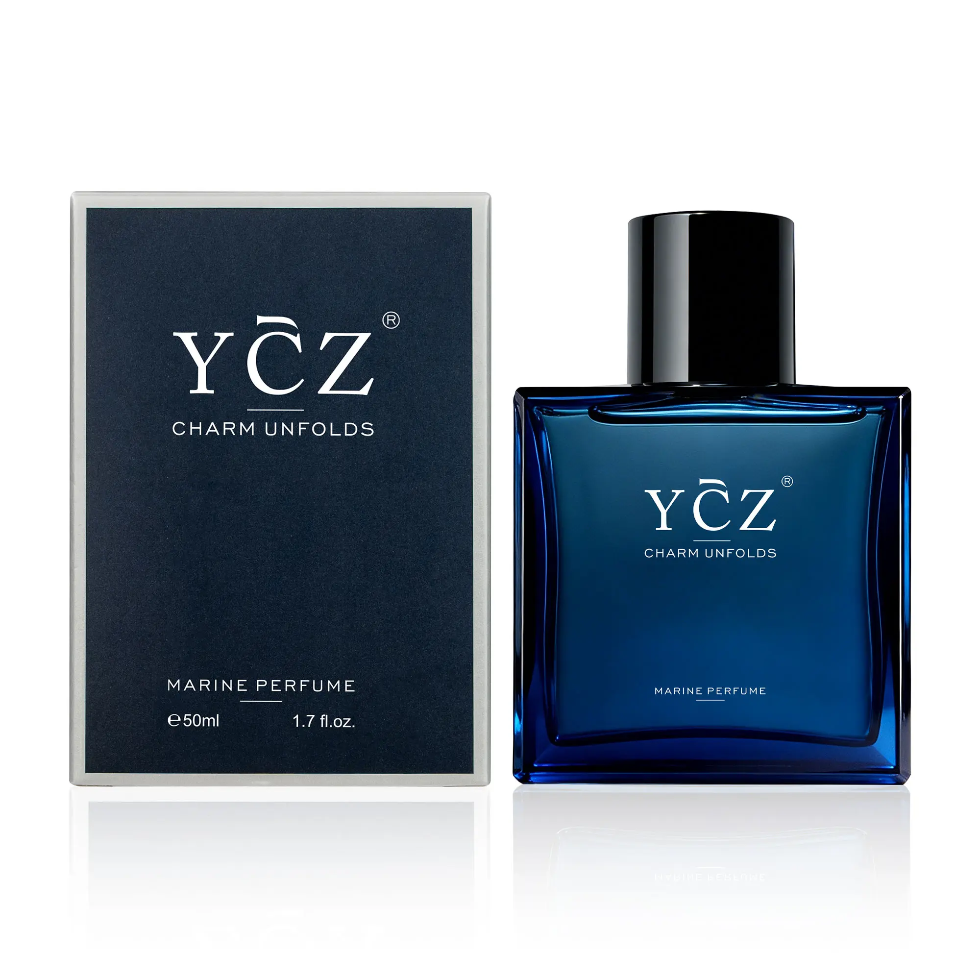 [YCZ] Midnight Marine Eau de Parfum 1.7fl oz/3.4fl oz | Aromatic Marine Fragrance for Men, Magnetic & Sensual, Long-Lasting for Dates and Everyday Wear, Inspired by the Effortless Attraction That Naturally Draws People Closer,summer outifit,back to school