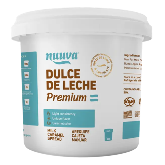 Premium Dulce de Leche | Soft & Creamy Spread | For Cakes, Cookies, Churros, Pancakes, Waffles & Crepes | Light & Silky Texture | Use as Filling, Topping, or Eat by the Spoon | Gluten-Free | Kosher Certified