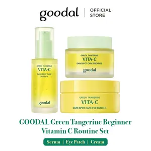 [GOODAL Official Shop] GOODAL Green Tangerine Beginner Vitamin C Routine Set | Brightening & Firming Dark Spot Care Skincare Set