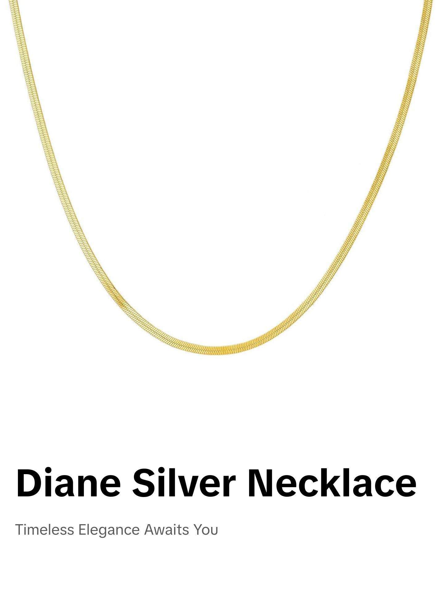 DIANE NECKLACE (925 SILVER)