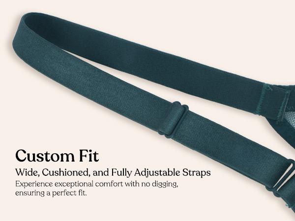 Live Exclusive HSIA Blossom Plus Size Soft Lace Full Coverage Women Unlined Underwire Bra Mesh Soft Womenswear