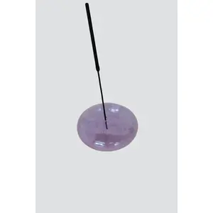 Lavender Glass Incense Holder