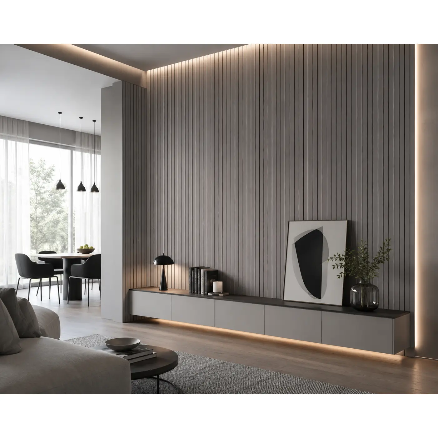 Charcoal Herringbone Self-Adhesive Removable Peel and Stick Wallpaper, Large Roll Vinyl for Walls & Cabinets, 17.7x118in Home Improvement Wall Decor, House Decor, Living Room Decorations