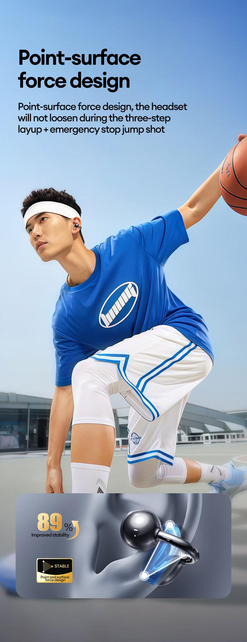 PAXA Ctbuds In-ear & clip-on 2-in-1 wireless Bluetooth Headphones, Bluetooth 6.0 ,Comfortable Wearing & IPX5 Waterproof Sports Earbuds for Work, Fitness ,Two earphones connected at the same time for uninterrupted listening ,Couple earphones