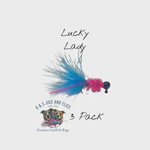 Lucky Lady Crappie Jig (pack of 3, 1/16 ounce jig)