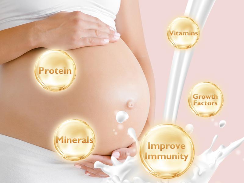 Momcozy Colostrum Collector Reusable Breast Milk Collector with Storage Case and Cotton Wipe, Portable Colostrum Container BPA Free, Multi-Use Collector 5ml