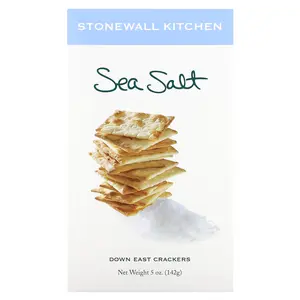 Stonewall Kitchen Down East Crackers, Sea Salt, 5 oz (142 g)
