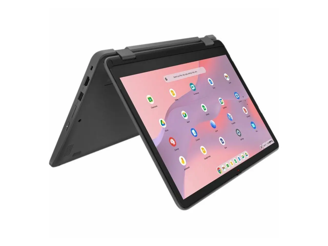 Lenovo 12.2" 500e Yoga Touchscreen Chromebook - WUXGA - 1920 x 1200 - Intel N100 Quad-core (4 Core) - 4 GB Memory - 32 GB Flash Storage - 82W40009US