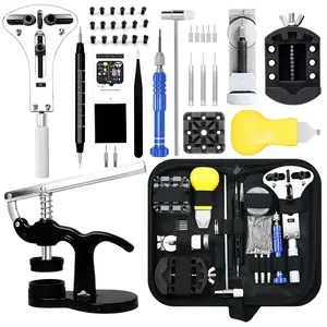 1 Set Watch Repair Tool Kit,Including Watch Press Tool,Professional Watch Link Removal Kit,Spring Bar Tool Set,Watch Band Tool,Watch Battery Replacement Tool Kit,Hand Tools Kits