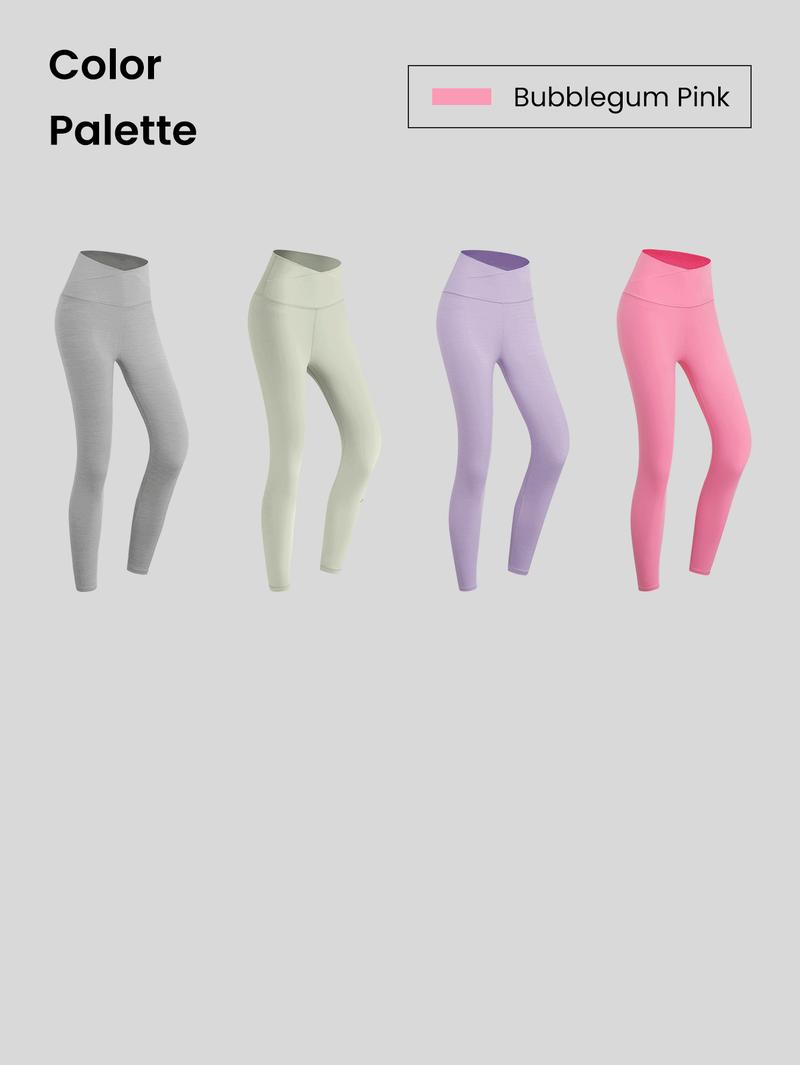 GLOWMODE 24" FeatherFit Crossover Yoga Leggings Buttery Soft High Stretch TikTokShopBlackFriday